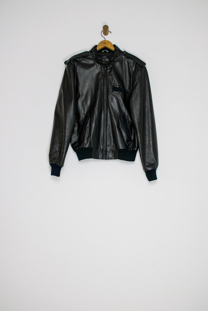 80’s MEMBERS ONLY LEATHER JACKET / LARGE