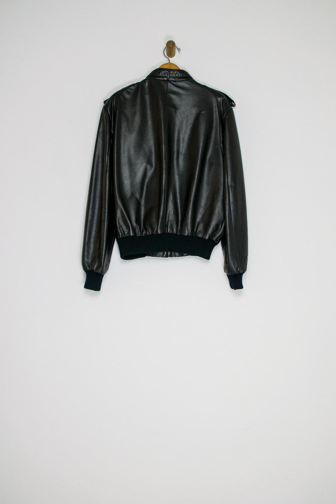 80’s MEMBERS ONLY LEATHER JACKET / LARGE
