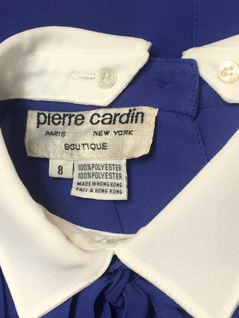 80’s PIERRE CARDIN PLEATED DRESS / MEDIUM